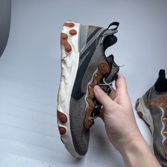 Nike React Element 55 Safari Pack Bio Beige Men's 7 Athletic Sneaker CD2153-200 - Picture 6 of 16